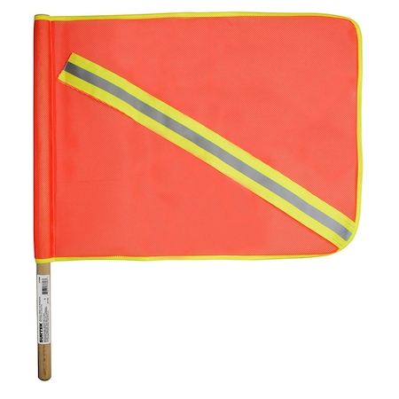 Surtek Flag, Orange, Plastic, 1.9720-15/16" Length 137606